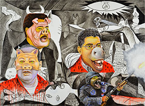 Guernica in Venezuela, by Rafael Gallardo