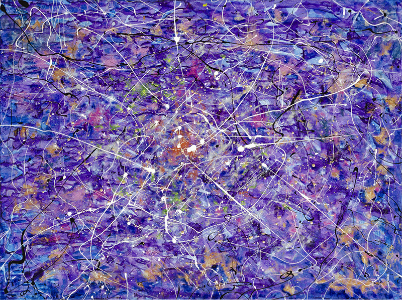 Purple Flowers by Rafael Gallardo