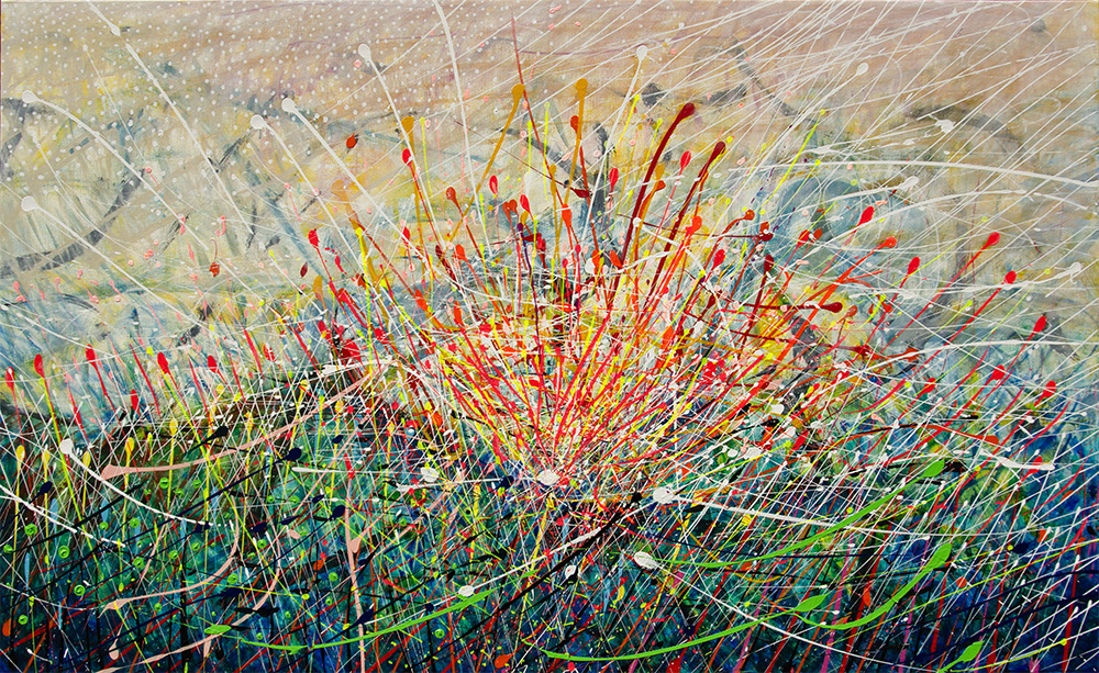 Wave of Flowers by Rafael Gallardo